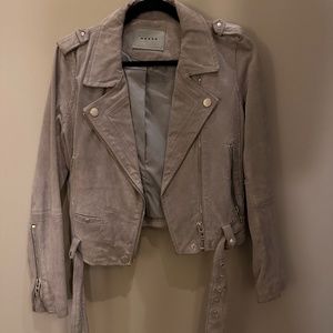 BlankNYC Suede Moto Jacket